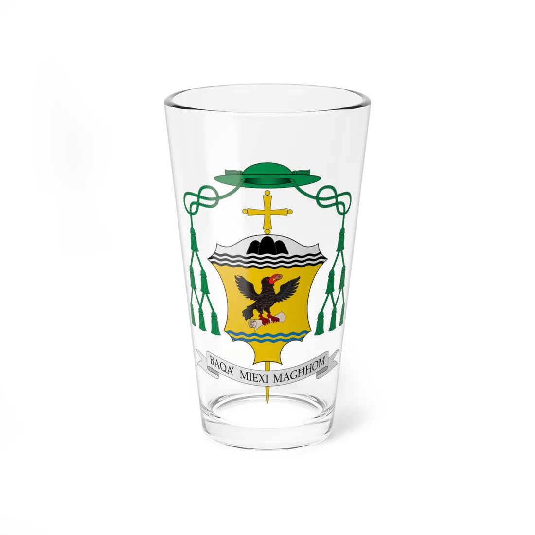Escudo de Anthony Teuma (Spain) (Coat of Arms) Pint Glass 16oz 16oz - Go Mug Yourself