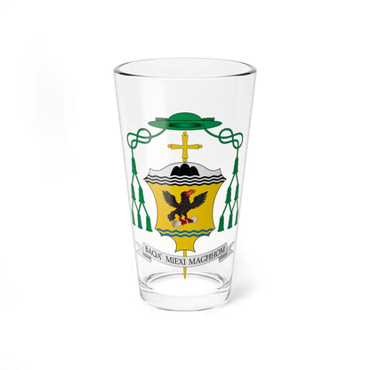 Escudo de Anthony Teuma (Spain) (Coat of Arms) Pint Glass 16oz 16oz - Go Mug Yourself