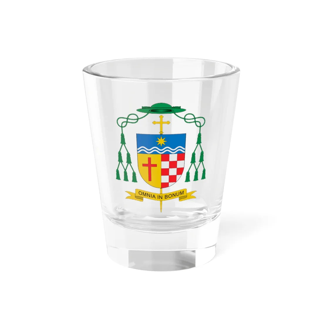 Escudo de Antônio Augusto Dias Duarte (Spain) (Coat of Arms) Shot Glass 1.5oz 1.5oz - Go Mug Yourself