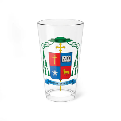 Escudo de Antônio Carlos Félix (Spain) (Coat of Arms) Pint Glass 16oz 16oz - Go Mug Yourself
