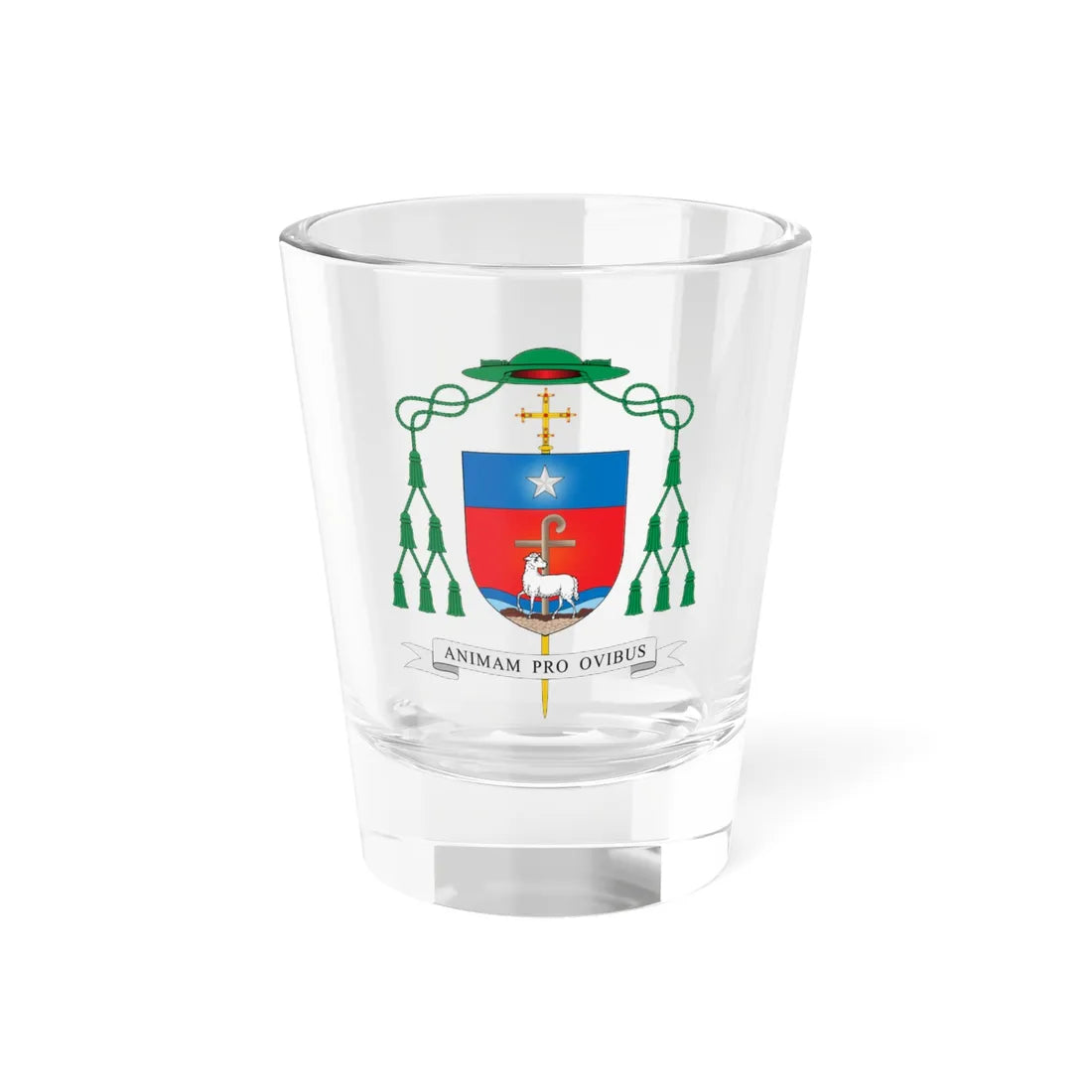 Escudo de Antônio Emídio Vilar (Spain) (Coat of Arms) Shot Glass 1.5oz 1.5oz - Go Mug Yourself