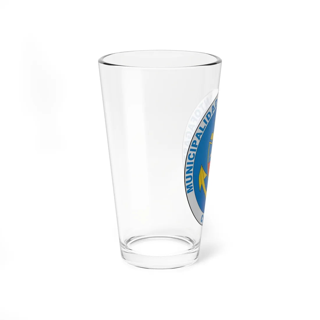 Escudo de Antofagasta (Chile) (Coat of Arms) Pint Glass 16oz - Go Mug Yourself