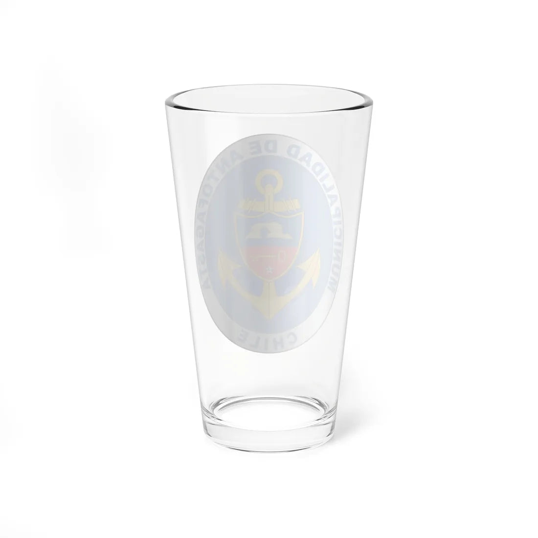 Escudo de Antofagasta (Chile) (Coat of Arms) Pint Glass 16oz - Go Mug Yourself