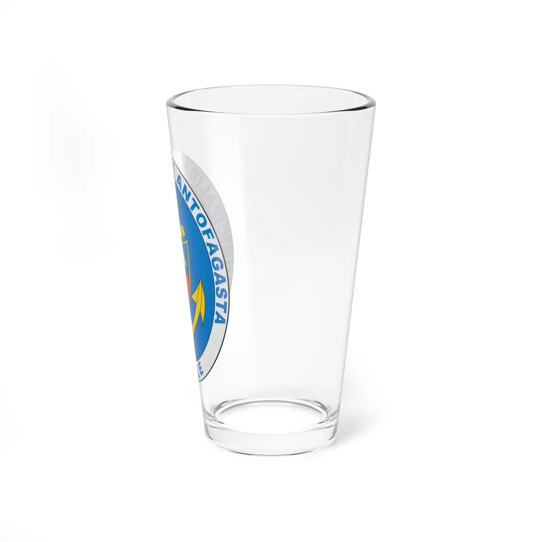 Escudo de Antofagasta (Chile) (Coat of Arms) Pint Glass 16oz - Go Mug Yourself