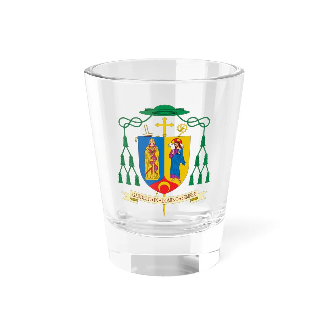 Escudo de Antoni Vadell Ferrer (Spain) (Coat of Arms) Shot Glass 1.5oz 1.5oz - Go Mug Yourself