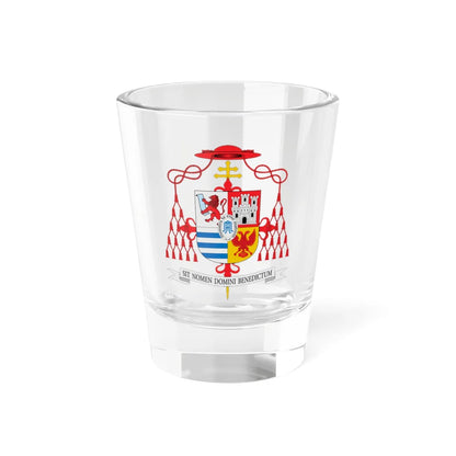 Escudo de Antonio María Cascajares y Azara cardenal (Spain) (Coat of Arms) Shot Glass 1.5oz 1.5oz - Go Mug Yourself