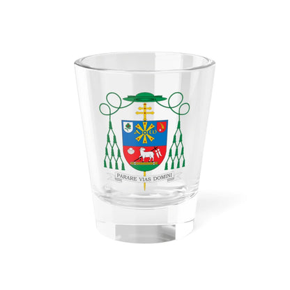 Escudo de Antonio Montero Moreno (Spain) (Coat of Arms) Shot Glass 1.5oz 1.5oz - Go Mug Yourself