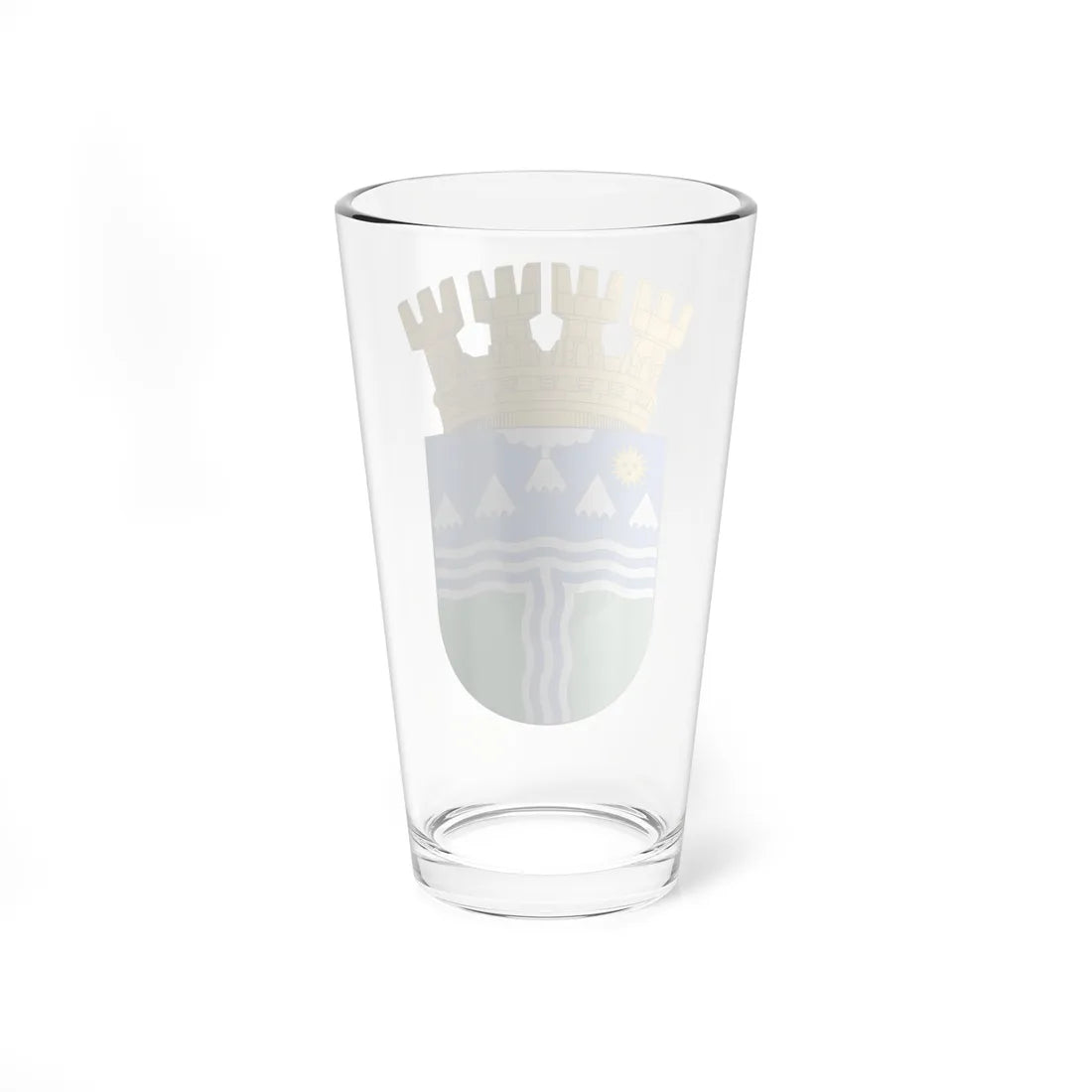 Escudo de Antuco (Chile) (Coat of Arms) Pint Glass 16oz - Go Mug Yourself