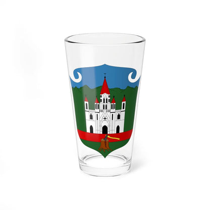 Escudo de Apía - Risaralda (Colombia) (Coat of Arms) Pint Glass 16oz 16oz - Go Mug Yourself