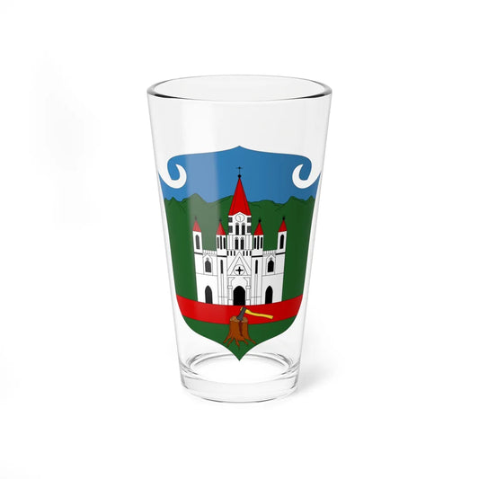 Escudo de Apía - Risaralda (Colombia) (Coat of Arms) Pint Glass 16oz 16oz - Go Mug Yourself