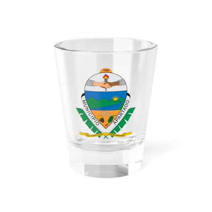 Escudo de Apartado (Colombia) (Coat of Arms) Shot Glass 1.5oz 1.5oz - Go Mug Yourself