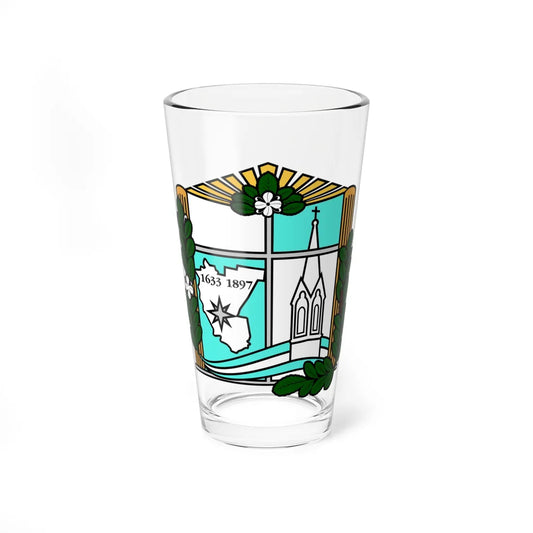 Escudo de Apóstoles Misiones (Argentina) (Coat of Arms) Pint Glass 16oz 16oz - Go Mug Yourself