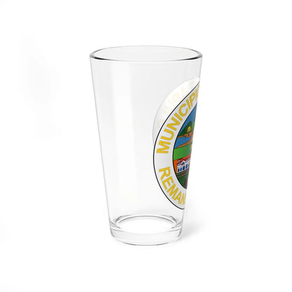 Escudo de Apulo - Cundinamarca (Colombia) (Coat of Arms) Pint Glass 16oz - Go Mug Yourself