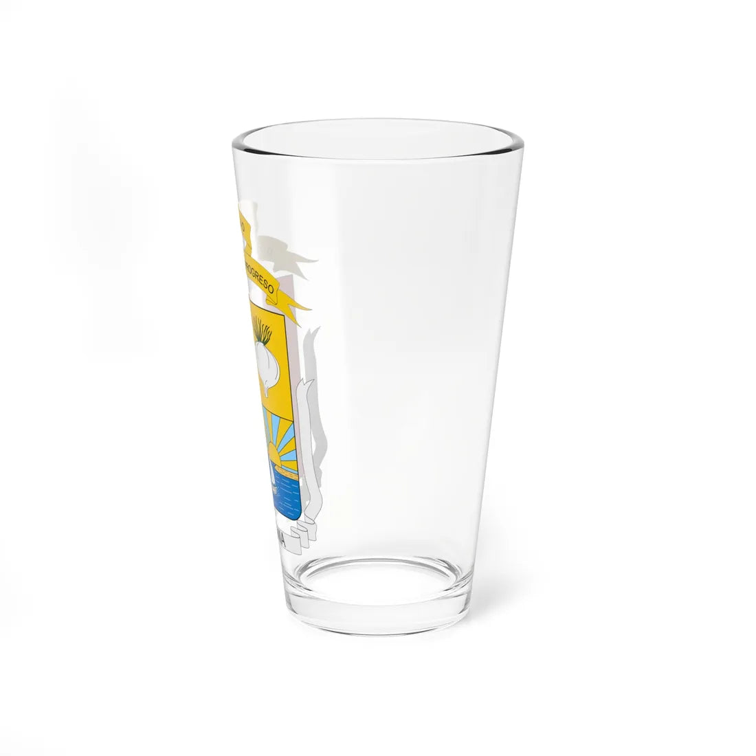 Escudo de Aquitania Boyacá (Colombia) (Coat of Arms) Pint Glass 16oz - Go Mug Yourself