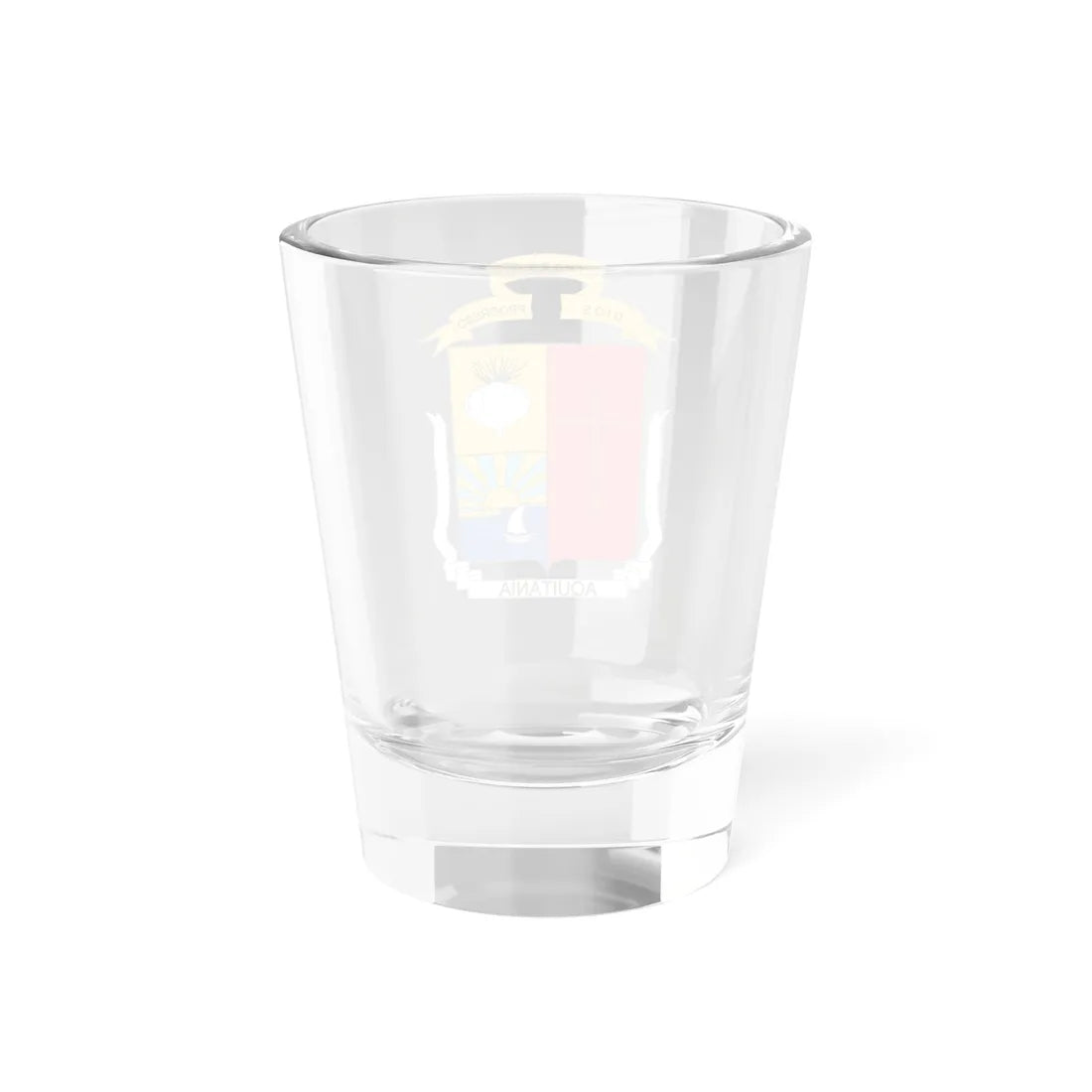 Escudo de Aquitania Boyacá (Colombia) (Coat of Arms) Shot Glass 1.5oz - Go Mug Yourself
