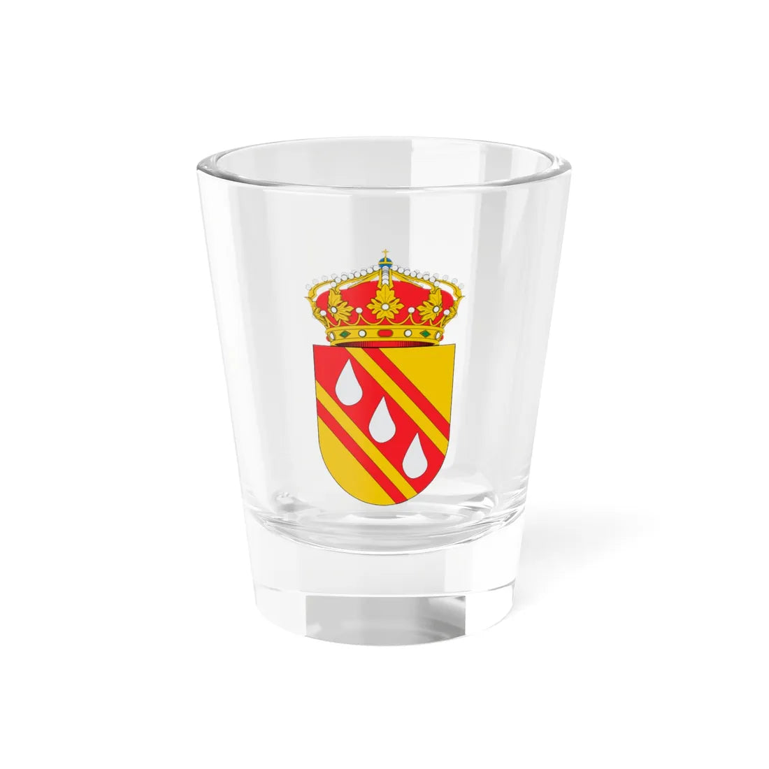 Escudo de Aranda de Moncayo (Spain) (Coat of Arms) Shot Glass 1.5oz 1.5oz - Go Mug Yourself