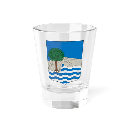 Escudo de Arantzazu (Spain) (Coat of Arms) Shot Glass 1.5oz 1.5oz - Go Mug Yourself