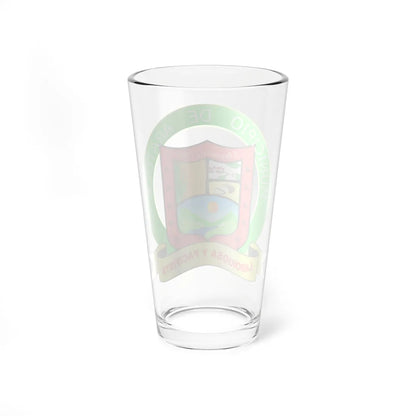 Escudo de Aratoca (Colombia) (Coat of Arms) Pint Glass 16oz - Go Mug Yourself