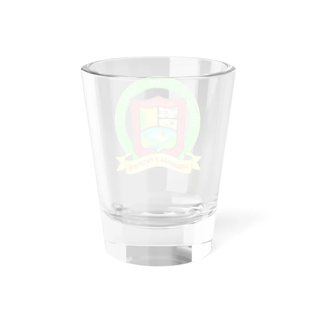Escudo de Aratoca (Colombia) (Coat of Arms) Shot Glass 1.5oz - Go Mug Yourself