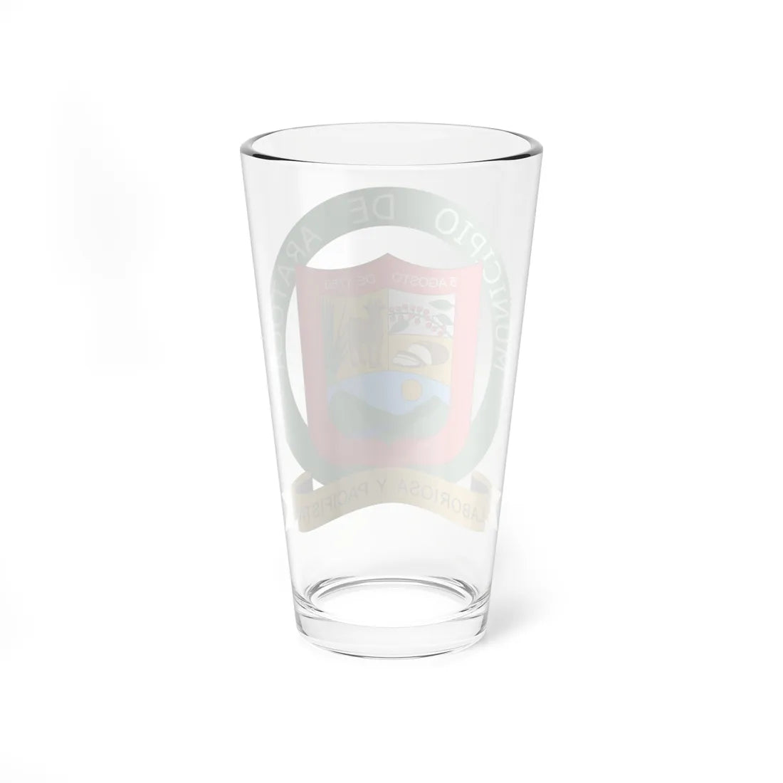 Escudo de Aratoca Santander (Colombia) (Coat of Arms) Pint Glass 16oz - Go Mug Yourself