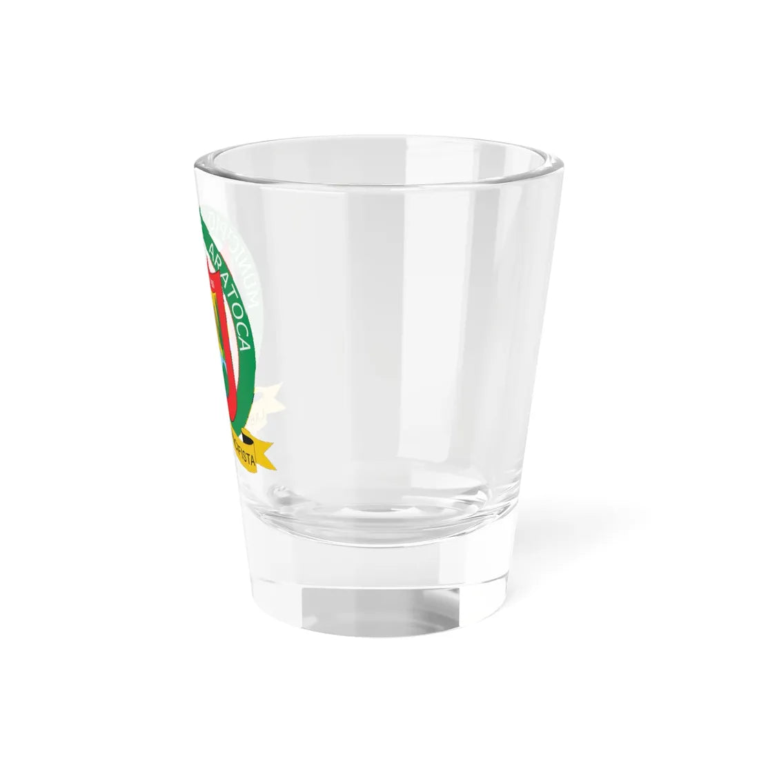 Escudo de Aratoca Santander (Colombia) (Coat of Arms) Shot Glass 1.5oz - Go Mug Yourself