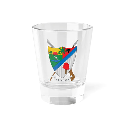 Escudo de Arauca (Colombia) (Coat of Arms) Shot Glass 1.5oz 1.5oz - Go Mug Yourself