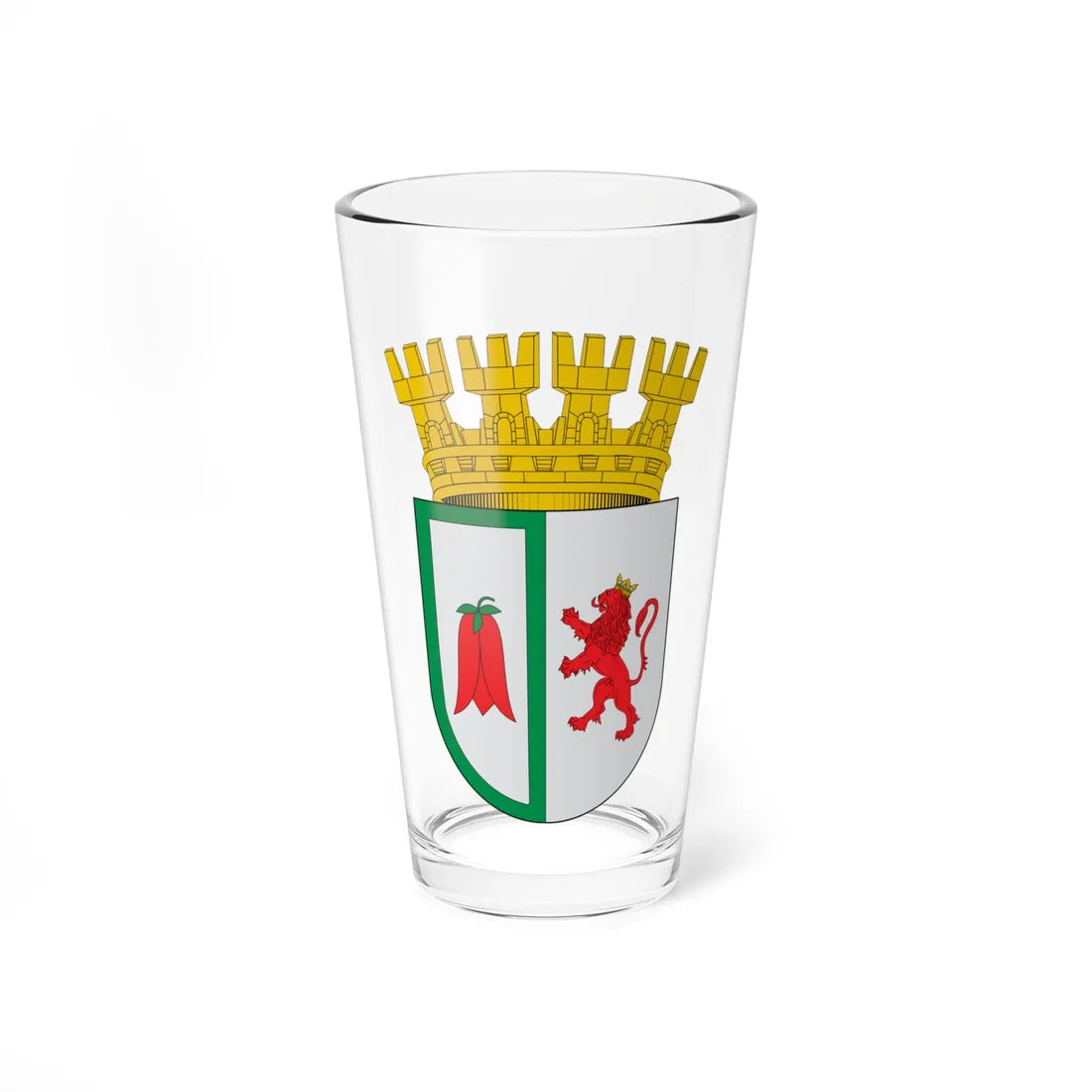 Escudo de Arauco (Chile) (Coat of Arms) Pint Glass 16oz 16oz - Go Mug Yourself