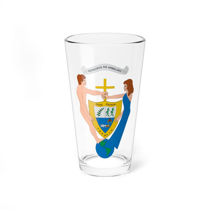 Escudo de Arbeláez Cundinamarca (Colombia) (Coat of Arms) Pint Glass 16oz 16oz - Go Mug Yourself