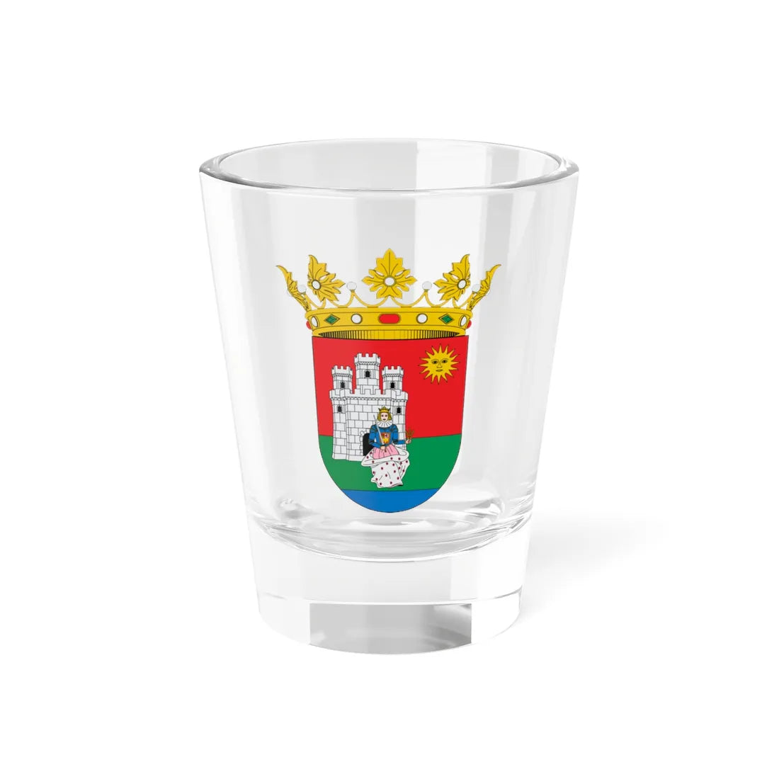 Escudo de Archidona (Spain) (Coat of Arms) Shot Glass 1.5oz 1.5oz - Go Mug Yourself