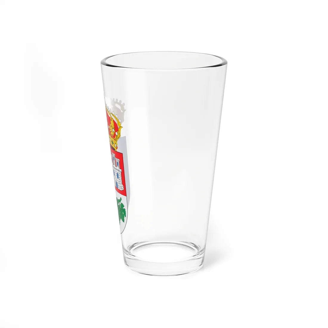 Escudo de Arganda del Rey (Spain) (Coat of Arms) Pint Glass 16oz - Go Mug Yourself