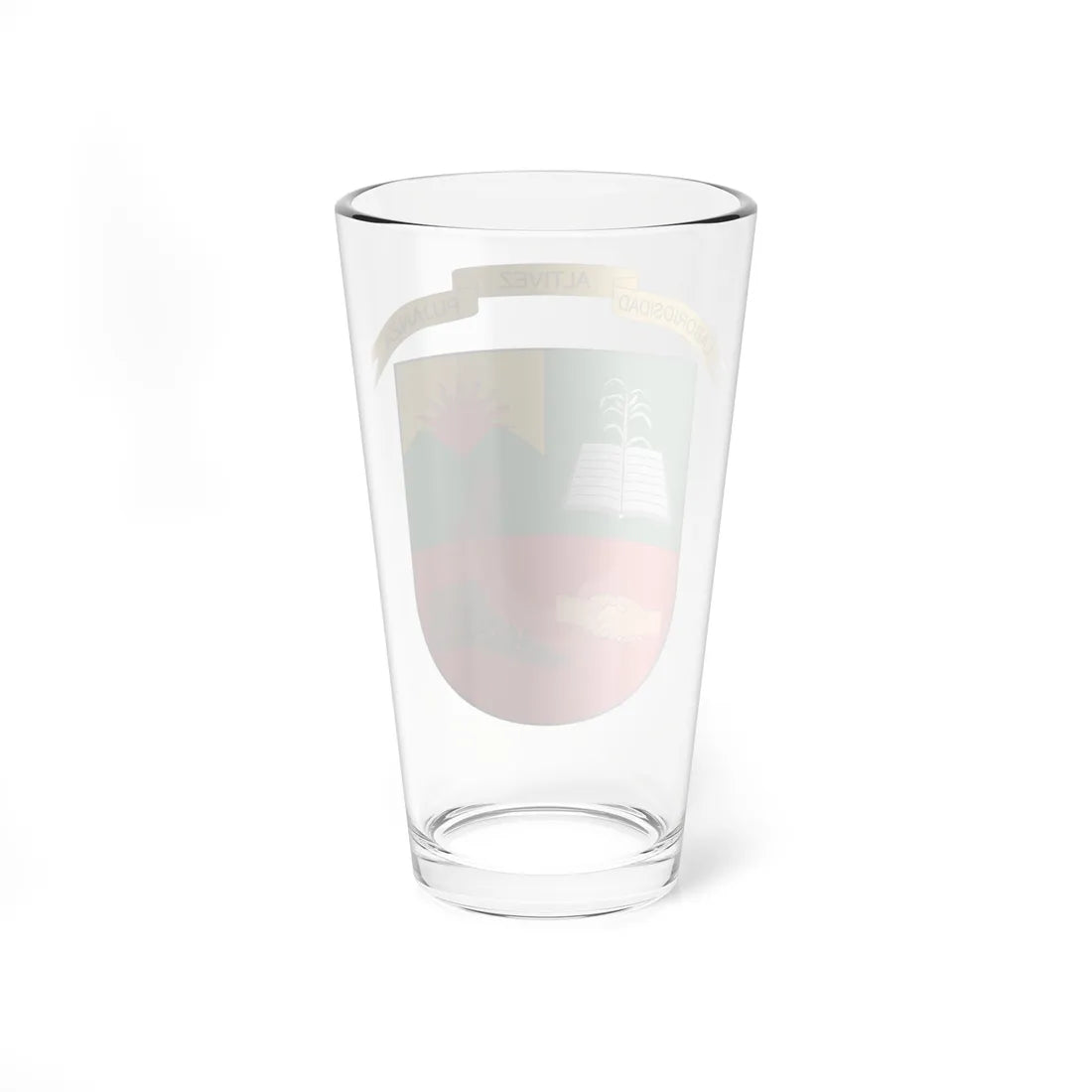 Escudo de Argelia de Maria (Colombia) (Coat of Arms) Pint Glass 16oz - Go Mug Yourself