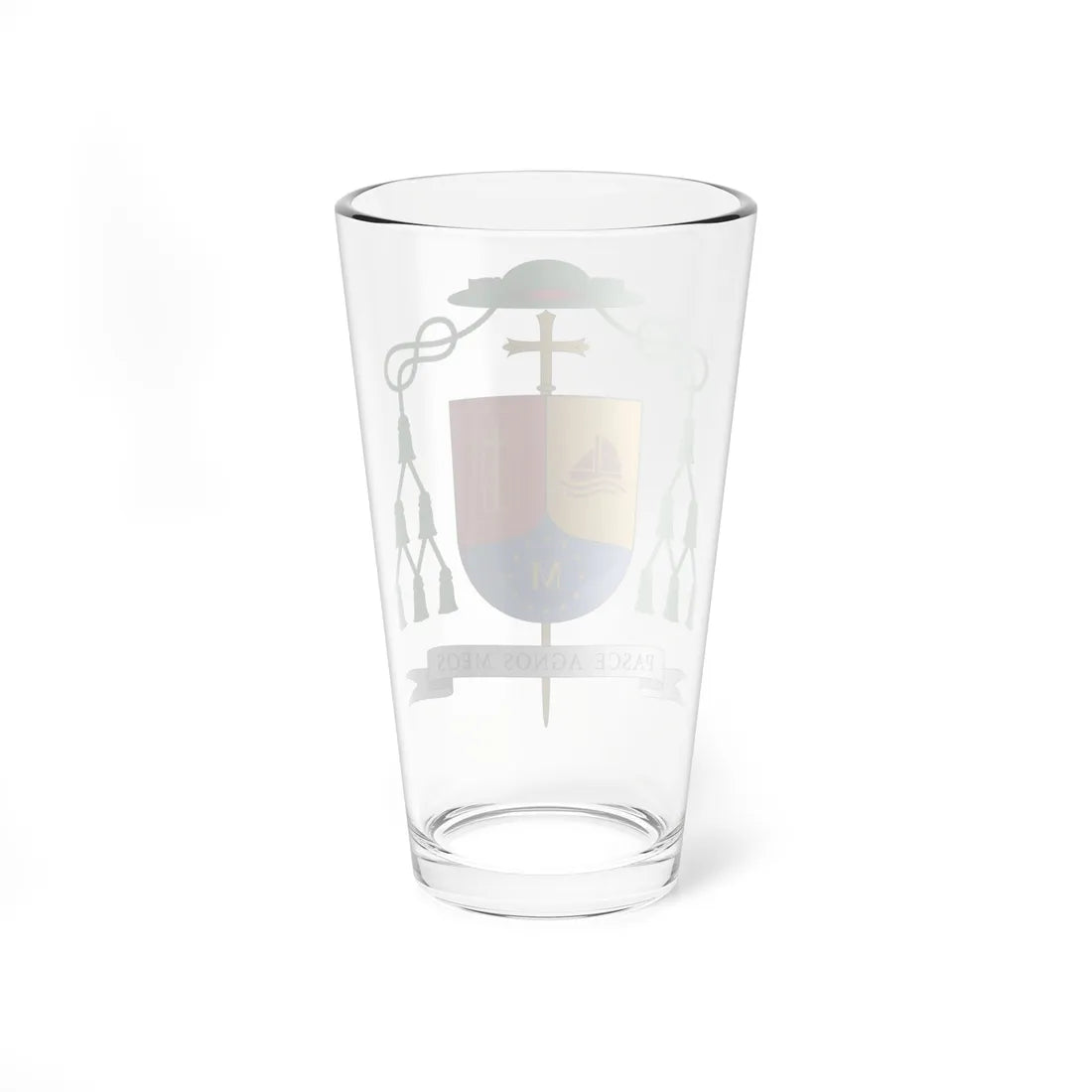 Escudo de Argemiro de Azevedo (Spain) (Coat of Arms) Pint Glass 16oz - Go Mug Yourself