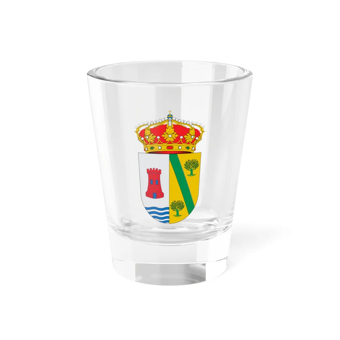 Escudo de Argés 3 (Spain) (Coat of Arms) Shot Glass 1.5oz 1.5oz - Go Mug Yourself