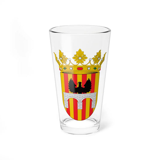 Escudo de Ariza (Spain) (Coat of Arms) Pint Glass 16oz 16oz - Go Mug Yourself
