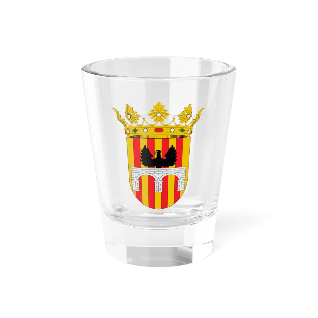 Escudo de Ariza (Spain) (Coat of Arms) Shot Glass 1.5oz 1.5oz - Go Mug Yourself