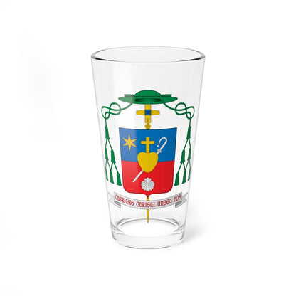 Escudo de Armando Bucciol (Spain) (Coat of Arms) Pint Glass 16oz 16oz - Go Mug Yourself