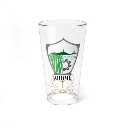 Escudo de Armas de Ahome Sinaloa (Mexico) (Coat of Arms) Pint Glass 16oz 16oz - Go Mug Yourself