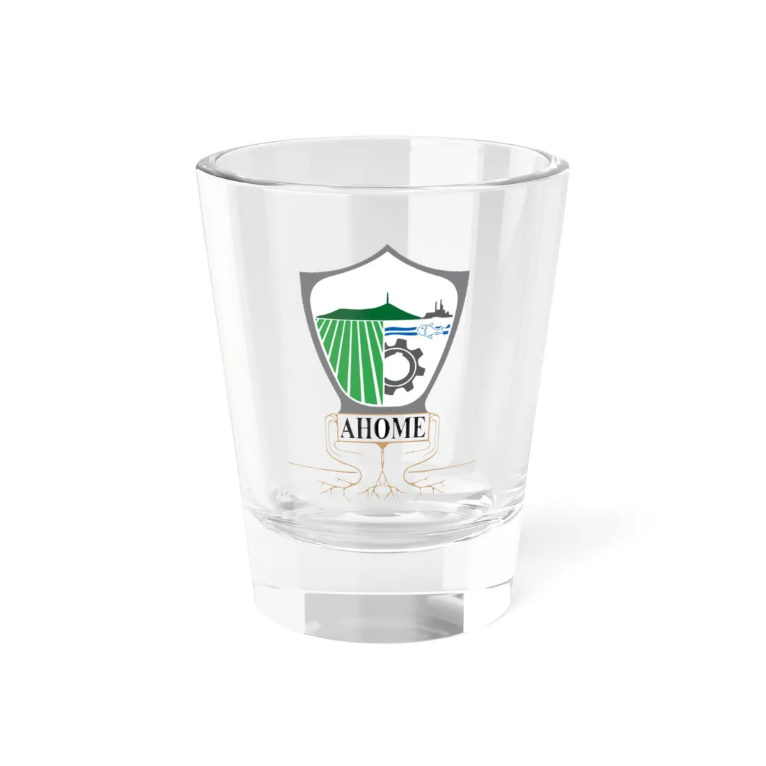 Escudo de Armas de Ahome Sinaloa (Mexico) (Coat of Arms) Shot Glass 1.5oz 1.5oz - Go Mug Yourself