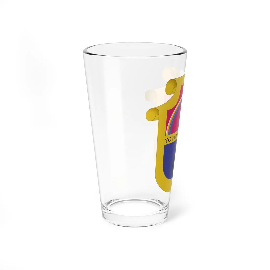 Escudo de armas de Alta Verapaz (Guatemala) (Coat of Arms) Pint Glass 16oz - Go Mug Yourself