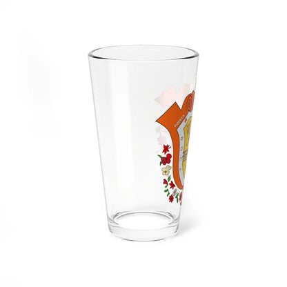 Escudo de armas de Boca del Río (Mexico) (Coat of Arms) Pint Glass 16oz - Go Mug Yourself
