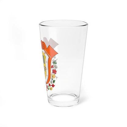 Escudo de armas de Boca del Río (Mexico) (Coat of Arms) Pint Glass 16oz - Go Mug Yourself