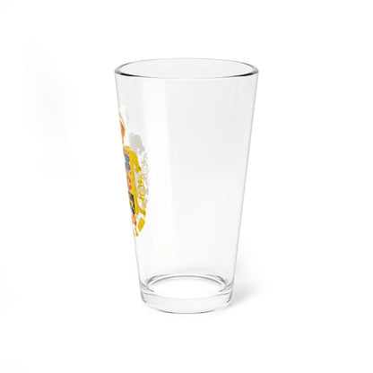 Escudo de armas de Carlos III de España Toisón y Gran Cruz 2 (Spain) (Coat of Arms) Pint Glass 16oz - Go Mug Yourself