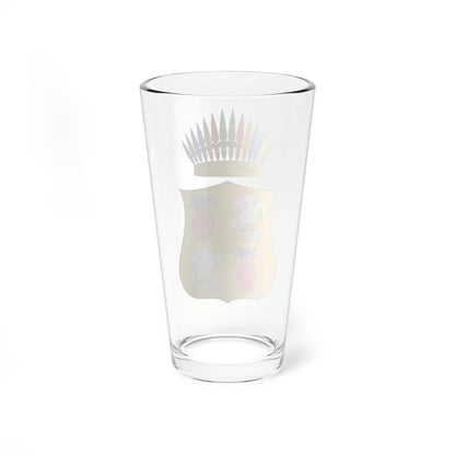Escudo de armas de Cuitzeo del Porvenir Michoacán México (Mexico) (Coat of Arms) Pint Glass 16oz - Go Mug Yourself