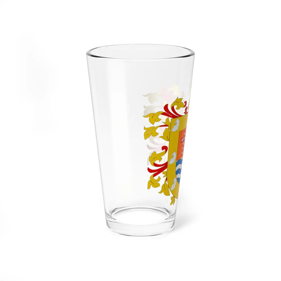 ESCUDO DE ARMAS DE CUMANA (Costa Rica) (Coat of Arms) Pint Glass 16oz - Go Mug Yourself