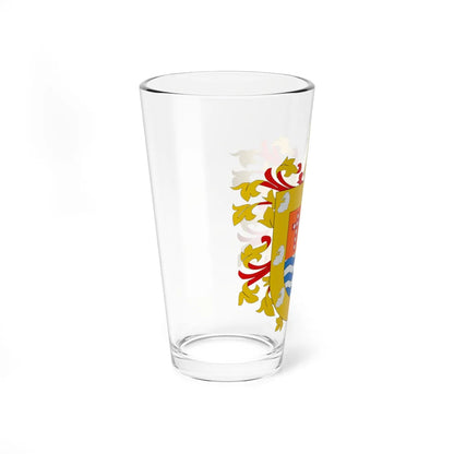 ESCUDO DE ARMAS DE CUMANA (Costa Rica) (Coat of Arms) Pint Glass 16oz - Go Mug Yourself