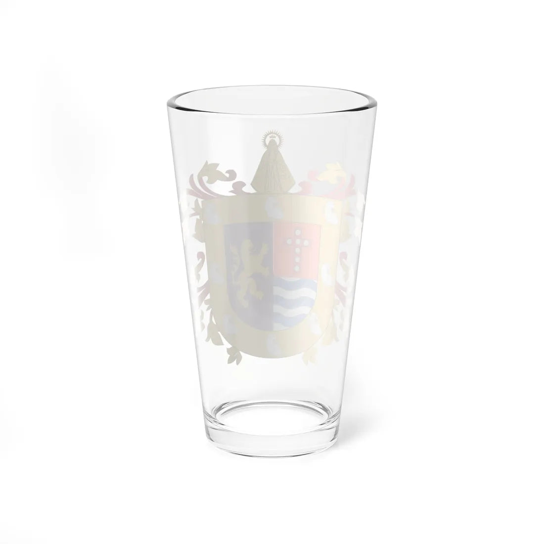 ESCUDO DE ARMAS DE CUMANA (Costa Rica) (Coat of Arms) Pint Glass 16oz - Go Mug Yourself