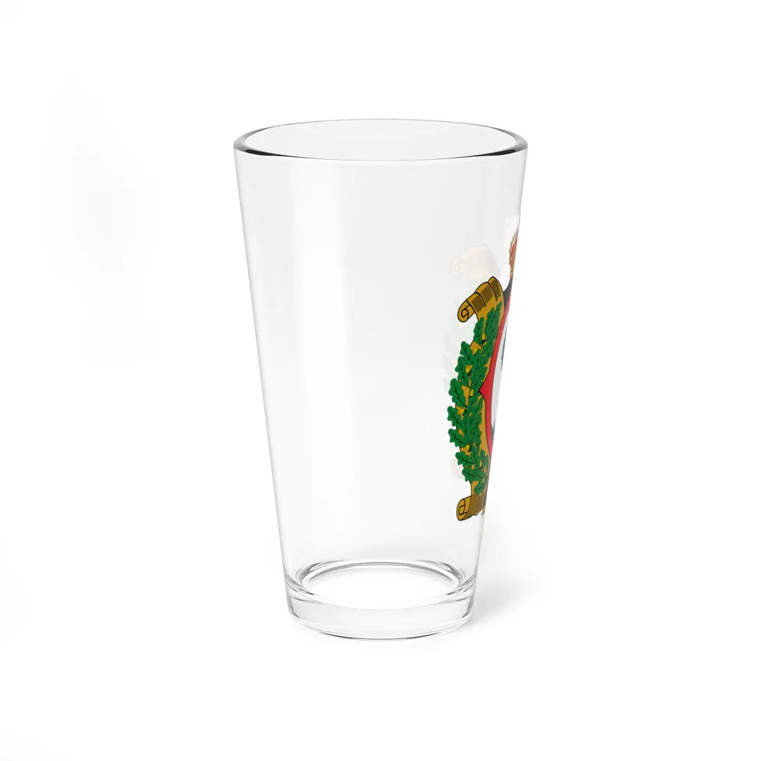 Escudo de Armas de Durango (Costa Rica) (Coat of Arms) Pint Glass 16oz - Go Mug Yourself