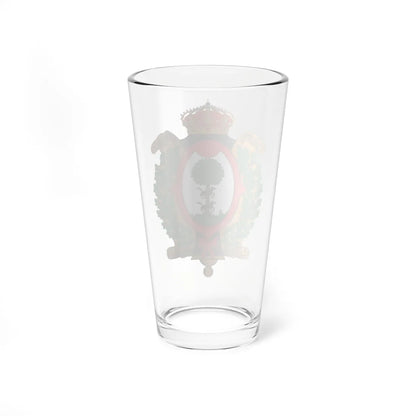 Escudo de Armas de Durango (Costa Rica) (Coat of Arms) Pint Glass 16oz - Go Mug Yourself