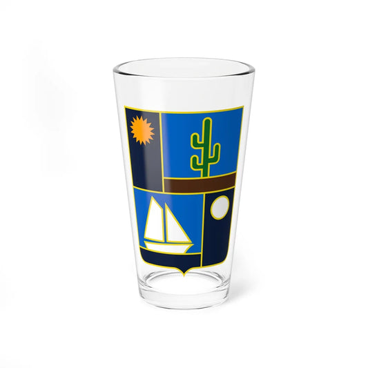 Escudo de Armas de El Quisco (Chile) (Coat of Arms) Pint Glass 16oz 16oz - Go Mug Yourself