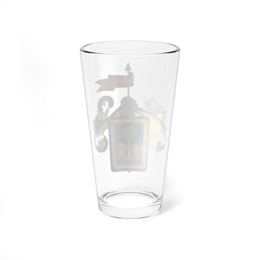 Escudo de Armas de Guadalajara Jalisco (Costa Rica) (Coat of Arms) Pint Glass 16oz - Go Mug Yourself